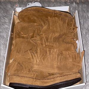 Moccasin boots